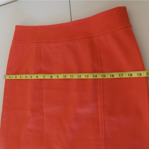 Kasper Size 10 Red Pencil Skirt - Picture 10 of 11